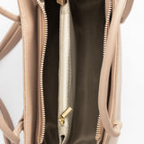 Pink Textured Polyurethane Tote Bag