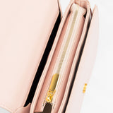 Pink Flap Crossbody Bag