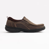 SLIP-ON BROWN CASUAL SHOES