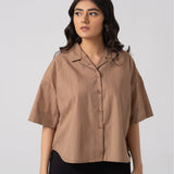 Boxy Button Down Shirt