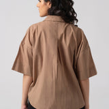 Boxy Button Down Shirt