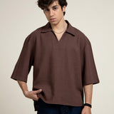 Loose Fit Linen Shirt