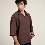 Loose Fit Linen Shirt