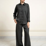 Textured Button Down Shirt