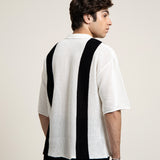 Knitted Button Down Polo