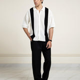 Knitted Button Down Polo