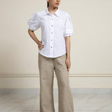 Basic Balloon Sleeve Shirt