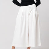 Wide-legged Crop Trousers