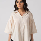 Relaxed Cotton-linen Shirt