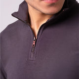 Half Zipper Mock Neck Shirt