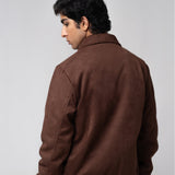 Zipper Suede Jacket
