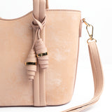 Pink Chic Tote with Tassel Detailing