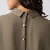 Cotton Twill Collar Shirt