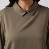 Cotton Twill Collar Shirt