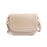Khaki Flap Crossbody Bag