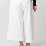 Wide-legged Crop Trousers