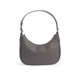 Gray Textured Travel Shoulder Bag