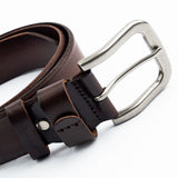 Leatherette Belt with Matte Buckle