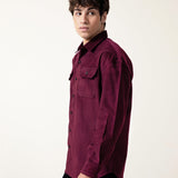 Regular fit corduroy shirt