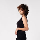 Halter Ribbed Tank Top