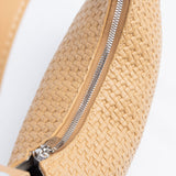 Beige Textured Travel Shoulder Bag