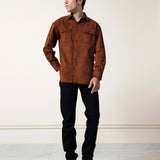 Regular fit corduroy shirt