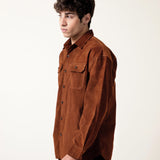 Regular fit corduroy shirt