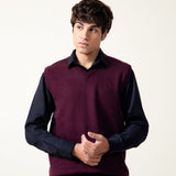 Sleeveless V-Neck Sweater