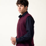 Sleeveless V-Neck Sweater