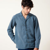 Resort collar Blended shirt