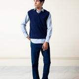 Sleeveless V-Neck Sweater