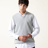 Sleeveless V-Neck Sweater