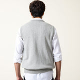 Sleeveless V-Neck Sweater