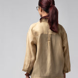 Crepe Button down shirt