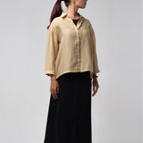 Crepe Button down shirt