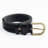Classic Belt with Antique Brass Buckle