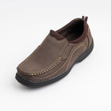 SLIP-ON BROWN CASUAL SHOES
