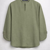 Cotton Linen Relaxed Shirt