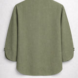 Cotton Linen Relaxed Shirt