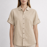 Cotton Linen Relaxed Shirt