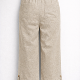 Wide-legged textured Trousers