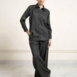 Wide-Leg High Waist Pants