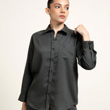 Textured Button Down Shirt