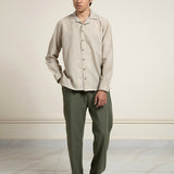 Resort collar Blended shirt