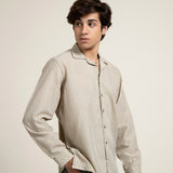Resort collar Blended shirt
