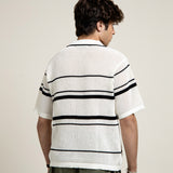 Knitted Button Down Polo