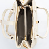 Off White Tote Handbag