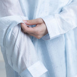 Folk Printed Baggy Shirt with Camisole