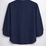 Cotton Linen Relaxed Shirt
