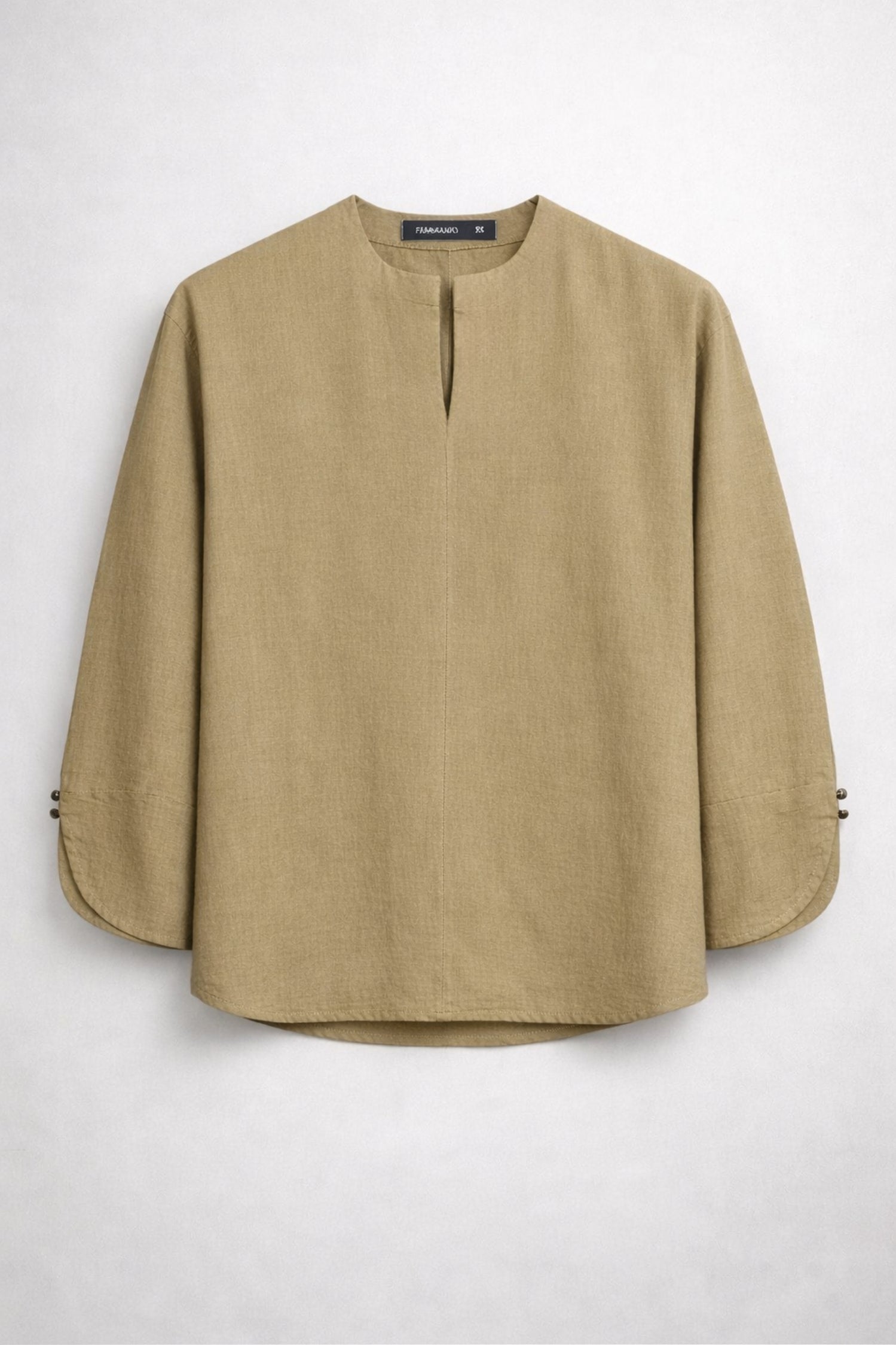 Cotton Linen Relaxed Shirt